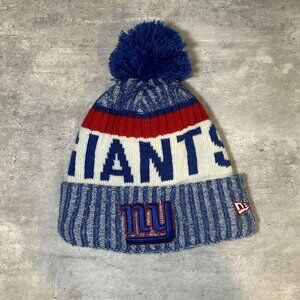 New York Giants NFL Authentic New Era Knit Pom Winter Beanie - BRAND NEW